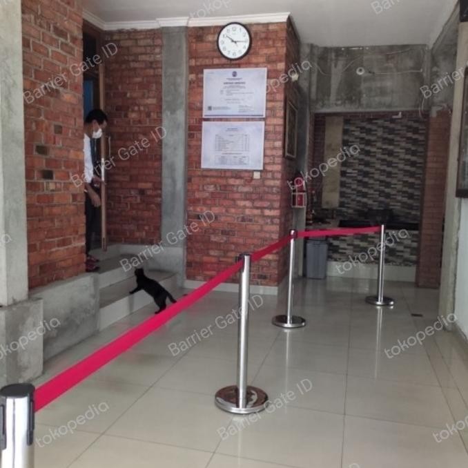 

Sale Tiang Pembatas Tiang Antrian Stainless Pita