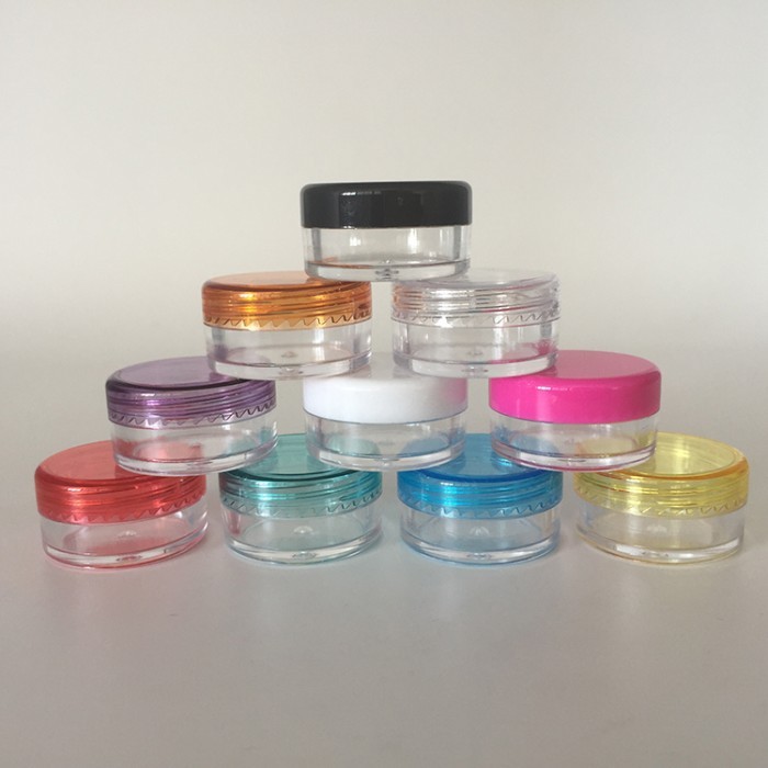 LIMITED EDITION MURAH - Pot cream 3gram jar wadah cream serum pot cream kosmetik 3gr