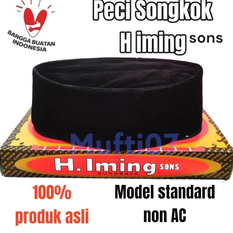 Ramadhan Sale Peci Songkok Hitam H Iming Sons Untuk Anak Dan Dewasa Original Stok Terbatas