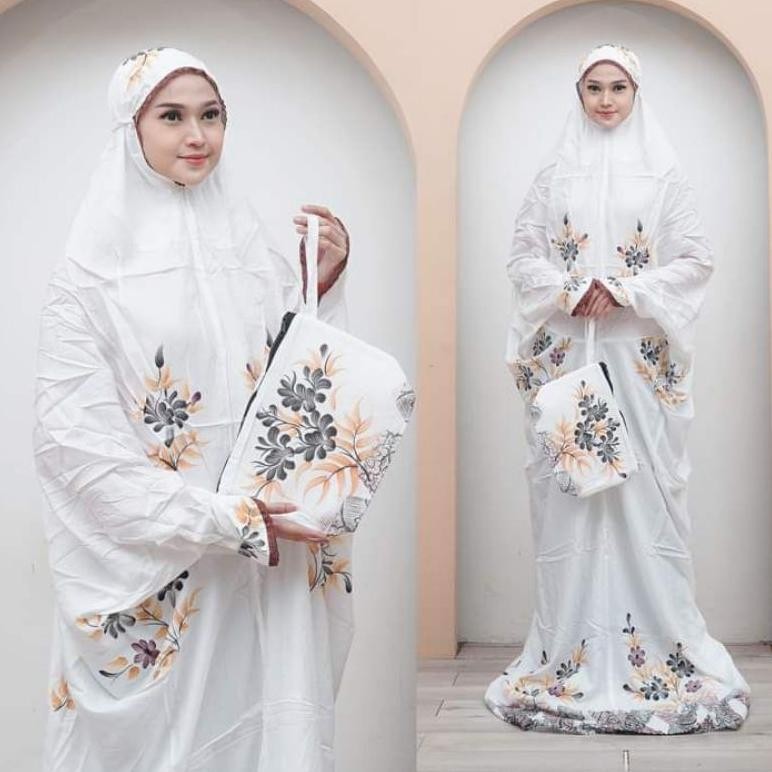 Beli 2 Lebih Murah Mukena Jumbo Batik Lajur Asli Pekalongan / Mukena Jumbo Terusan Terlaris L Stok T