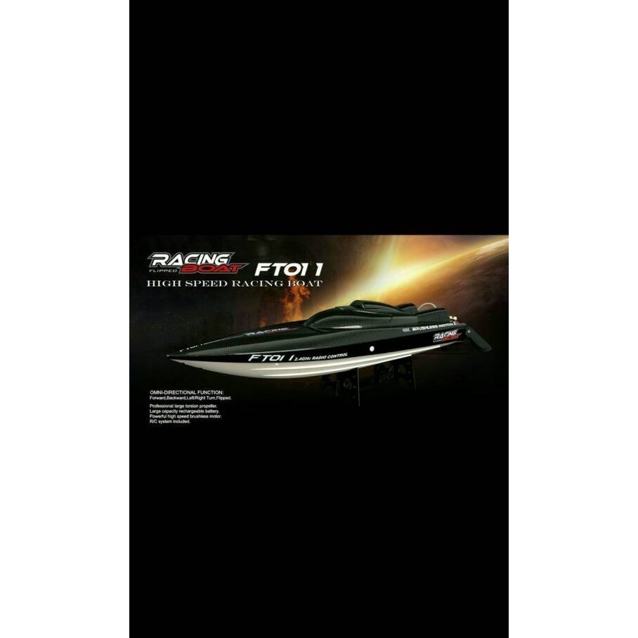 TERBARU RC Boat Feilun FT01 1 Brushless water cooling 50km/h FT011 speed boat BISA GOSEND
