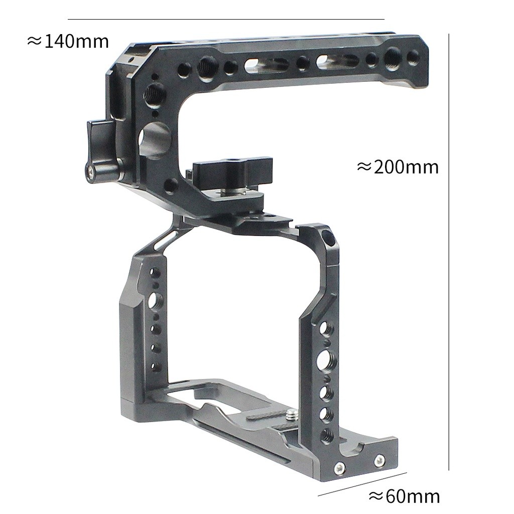 XT-XINTE X-T4 Rig Kamera Sangkar Penuh untuk FUJIFILM Fuji XT4 Formfitting Combo dengan Pegangan Ata