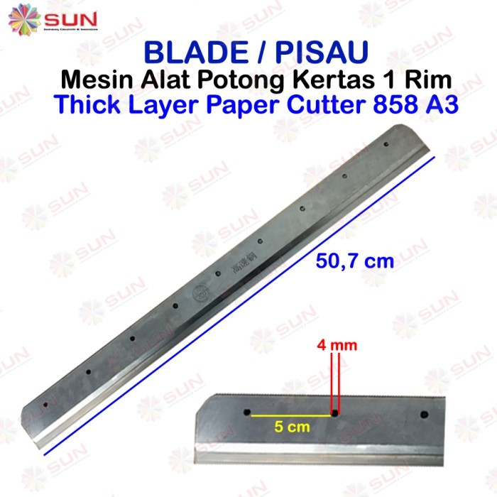 Blade Pisau Thick Layer Paper Cutter Pemotong Kertas 1Rim 858 / 868