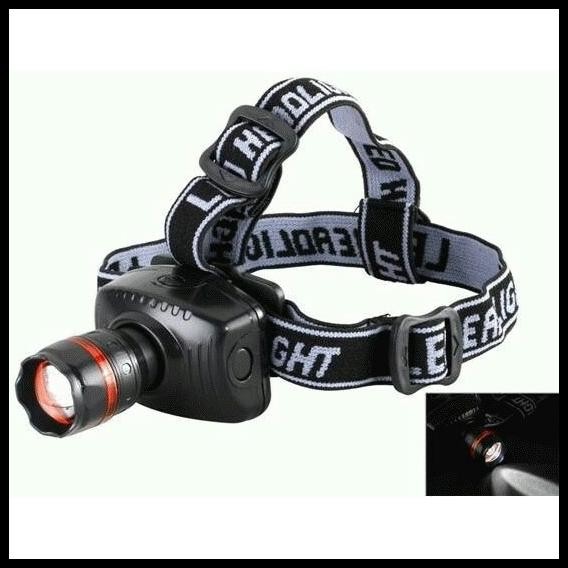Senter Kepala Head Zoom - Headlamp Waterproof - Head Lamp Zoom