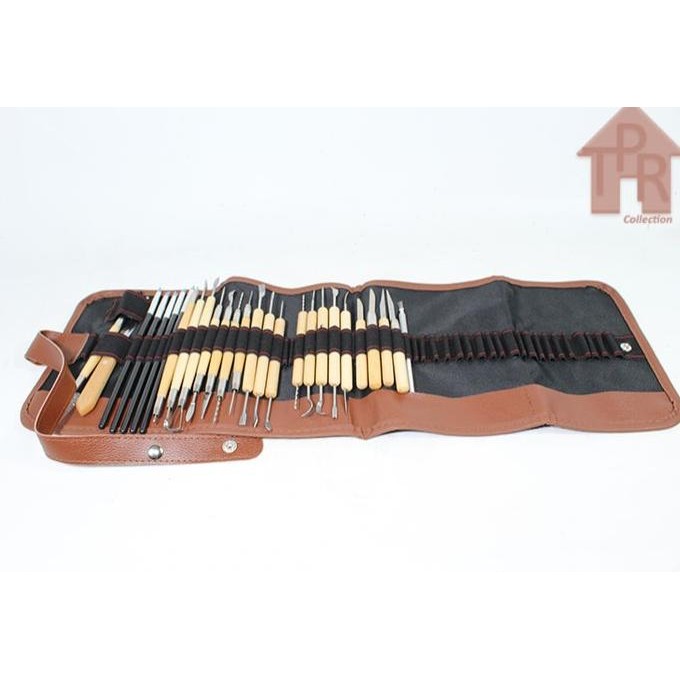 

Butsir Set / Alat Ukir Clay / Pottery Tool / Modelling Tools - 27Pcs.