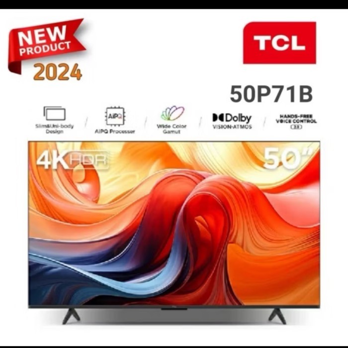 Led Tcl 50A30 Android 11 Smart Tv 50Inch 4K 50" A30 Google Tv Bezelles