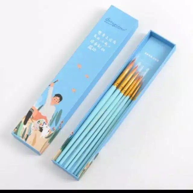 

Giorgione brush set round 7pcs in cardbox