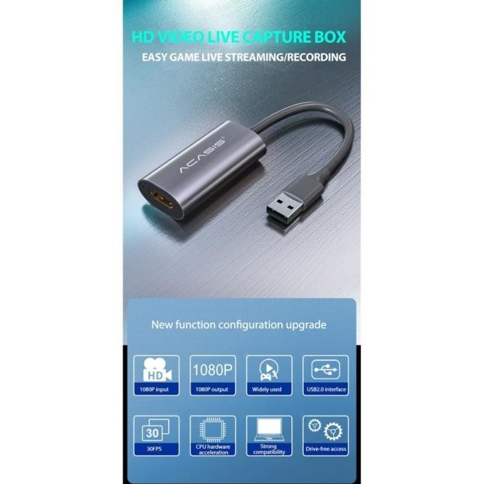 ACACIS HDMI VIDEO CAPTURE CARD SUPPORT VMIX,ZOOM,WIRECAST,SKYPE,OBS