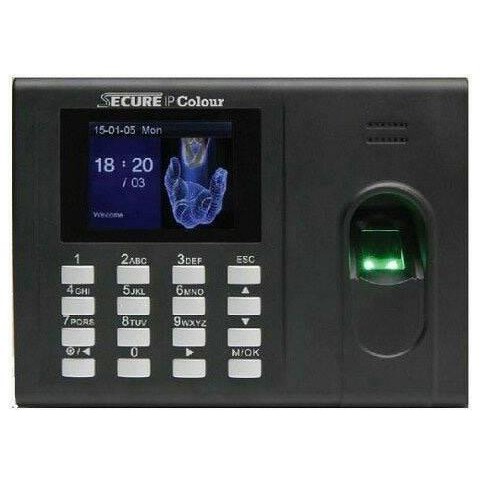 SECURE IP COLOUR - MESIN ABSEN/ABSENSI SIDIK JARI/FINGER PRINT