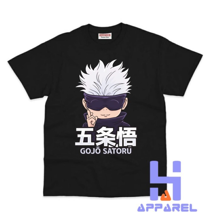 BAJU ANAK KAOS ANAK GOJO SATORU JUJUTSU KAISEN