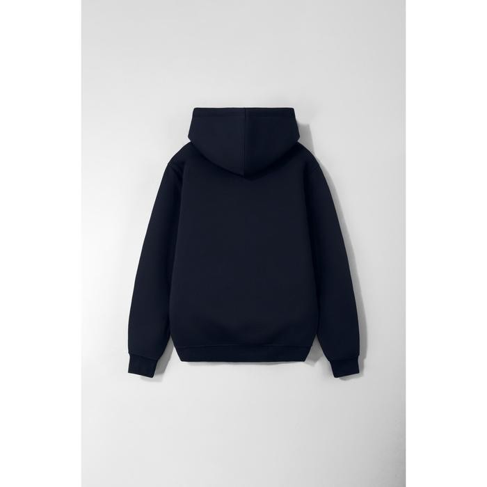 Arkline Solid Basic Pullover Hoodie Navy
