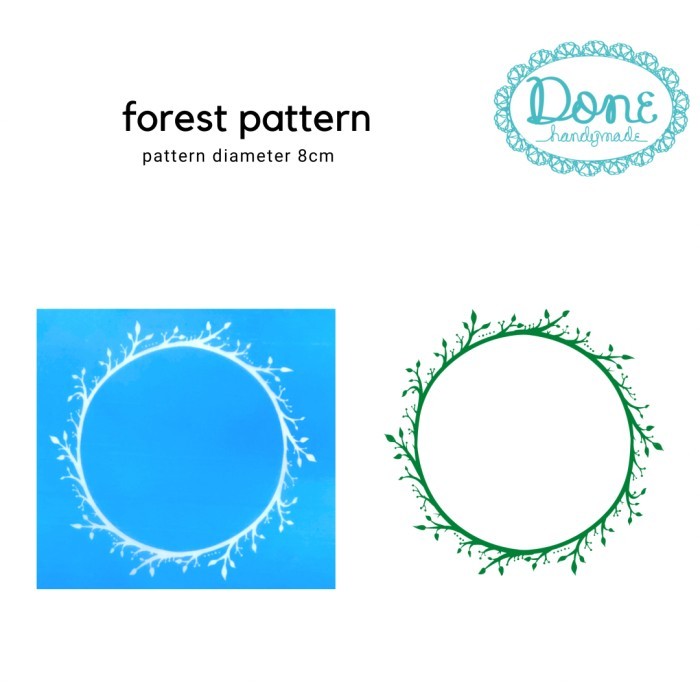 

TERBARU Silk screen forrest pola bingkai alat clay scrapbooking kartu ss33 PROMO!