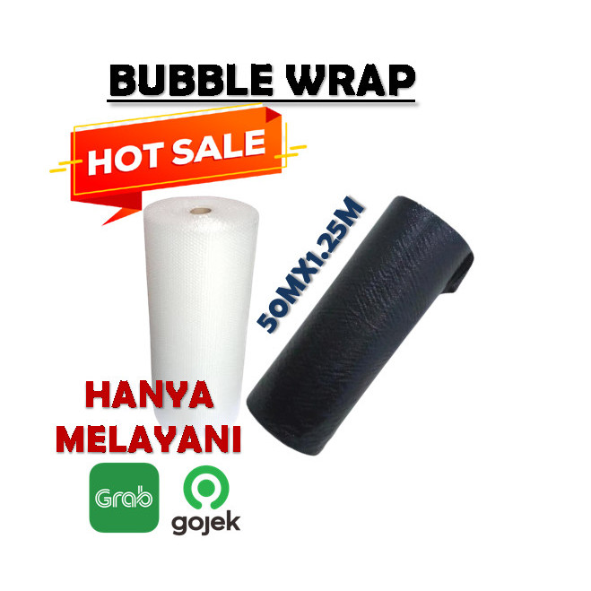 

Buble Wrap Putih 50Mx1.25M Berat 2.4Kg