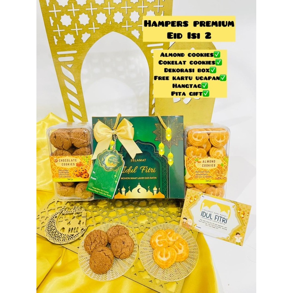 

PARCEL HAMPERS LEBARAN IDUL FITRI HALAL ISI 2 TOPLES FREE KARTU UCAPAN