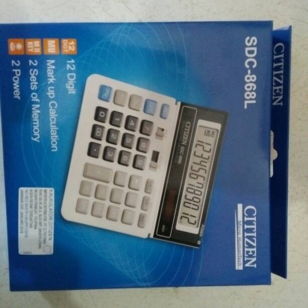 

Kalkulator Citizen Sdc-868L