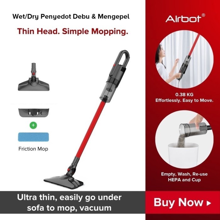 Airbot Dx200 Vacuum Cleaner Wet/Dry Penyedot Debu Pel & Vacum