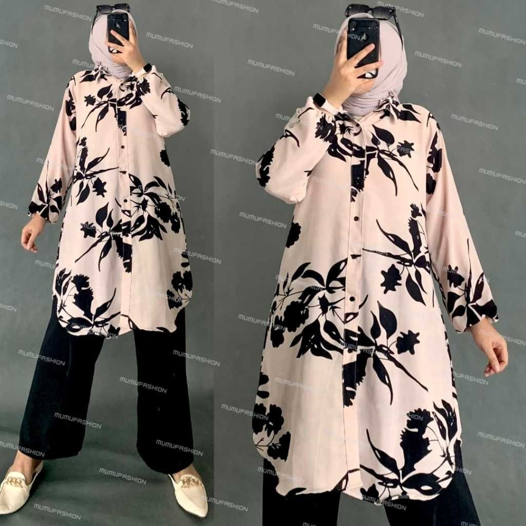 Baju Lebaran One Set Onset Wanest Mewah Tunik Perempuan Hari Raya Setcelan Wanset Dewasa Wonset Buju