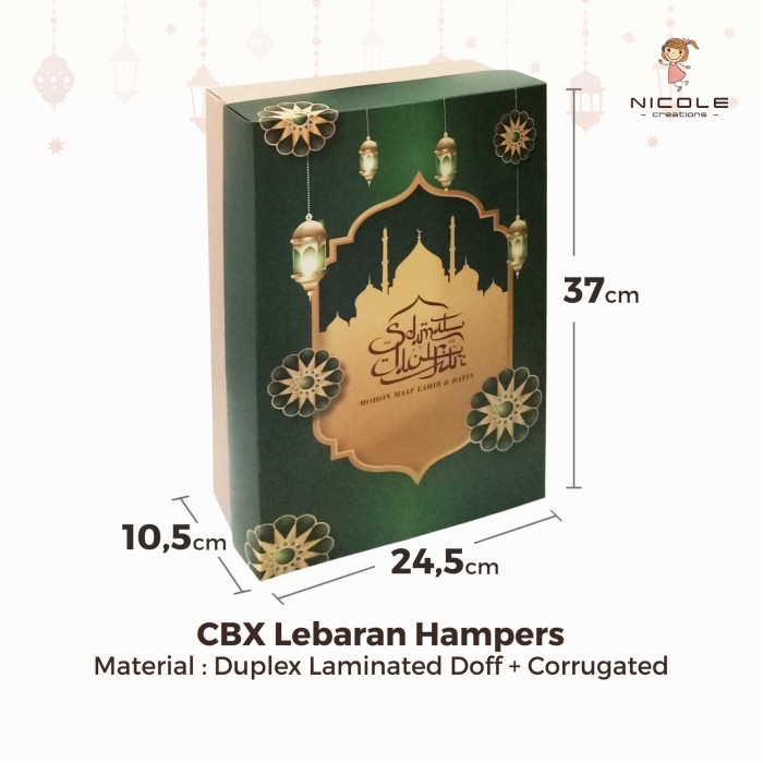 

Box Hampers/Lebaran Semi Hampers Box/Toples Box Event Lebaran