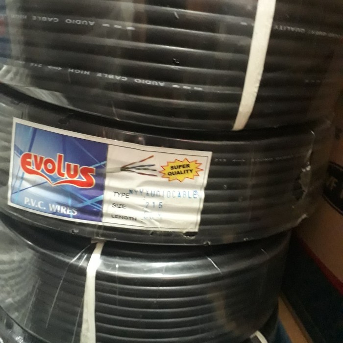 Kabel listrik serabut 2x1,5 50 meter rol/kabel listrik bukan eterna