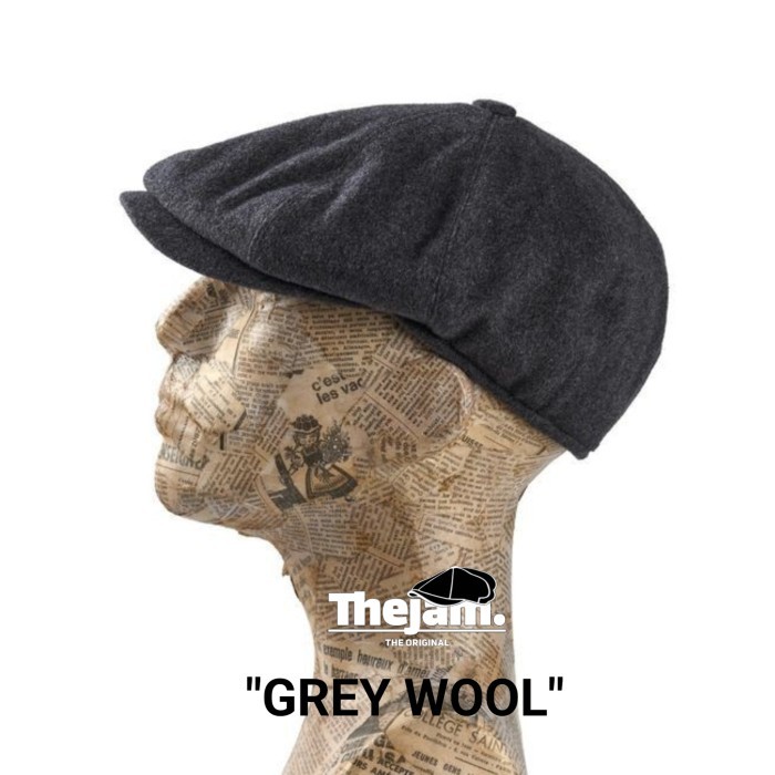 NEWSBOY CAP PEAKY BLINDERS / TOPI CLASSIC VINTAGE WOOL