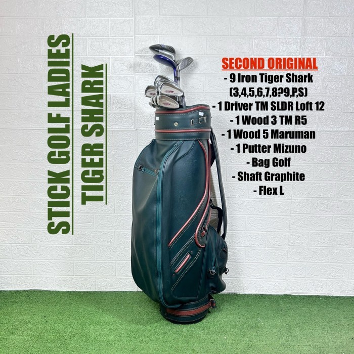 TERBARU Stick Golf Ladies Seconf Original Fullset Bag Golf Lengkap Bag Golf - Set Stick Golf Ladies