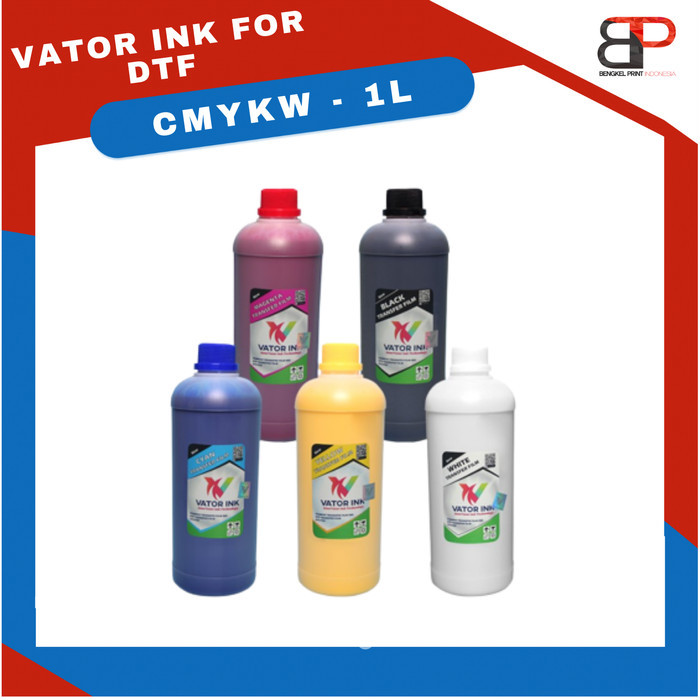 

TINTA VATOR DTF CMYKW - 1L SABLON DTF PRINTER