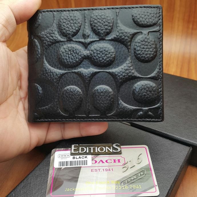 Siap Kirim DOMPET PRIA KULIT ASLI IMPORT MURAH COACH NROT-3 NEW EDITIONS