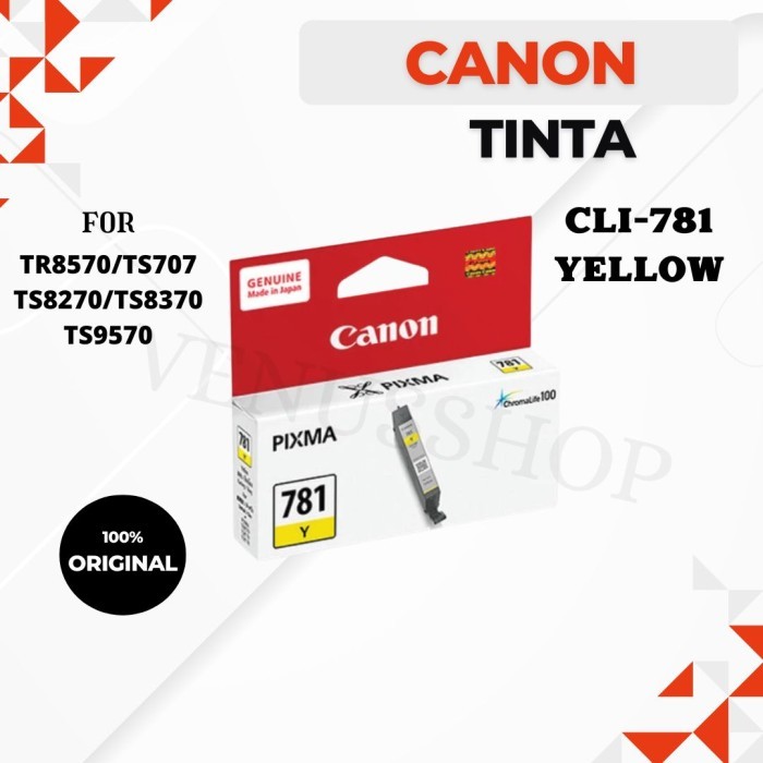 

Canon Tinta CLI781 Yellow - Canon Ink CLI 781 Yellow