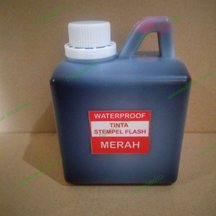 

tinta stempel flash waterproof /permanen 500 ml untuk bahan kertas