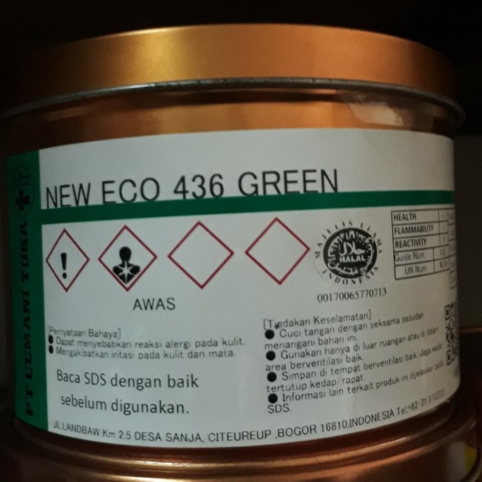 

Tinta offset Cemani Toka Warna Hijau GREEN