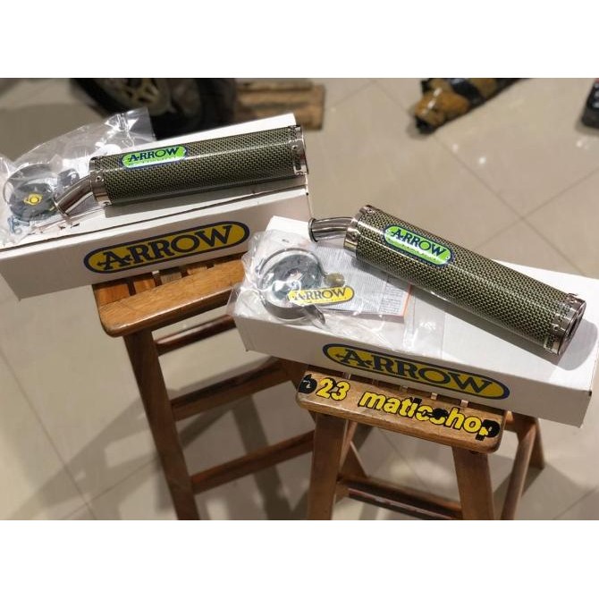 Miliki Selencer Arrow Exhaust Original Carbon Kevlar Made In Italy Sudah Loba