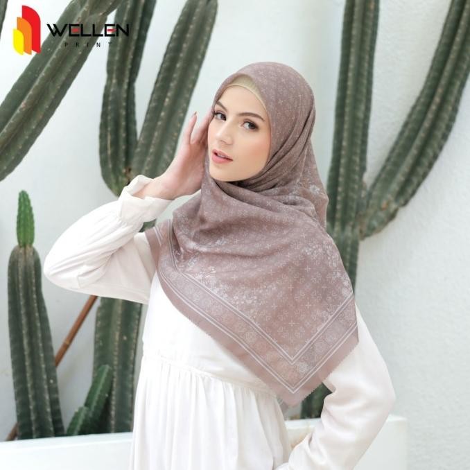 Diskon Cetak Hijab Scraf Voal Asoka Series / Print Jilbab Custom Nama Logo