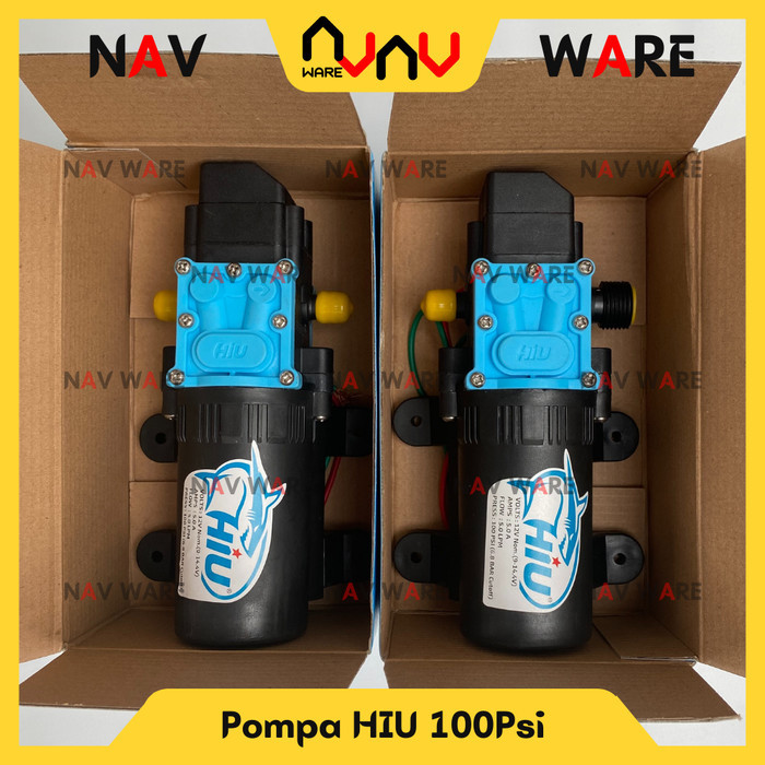 Pompa Air Dc 12V Hiu Original 100Psi High Pressure Sprayer Pertanian