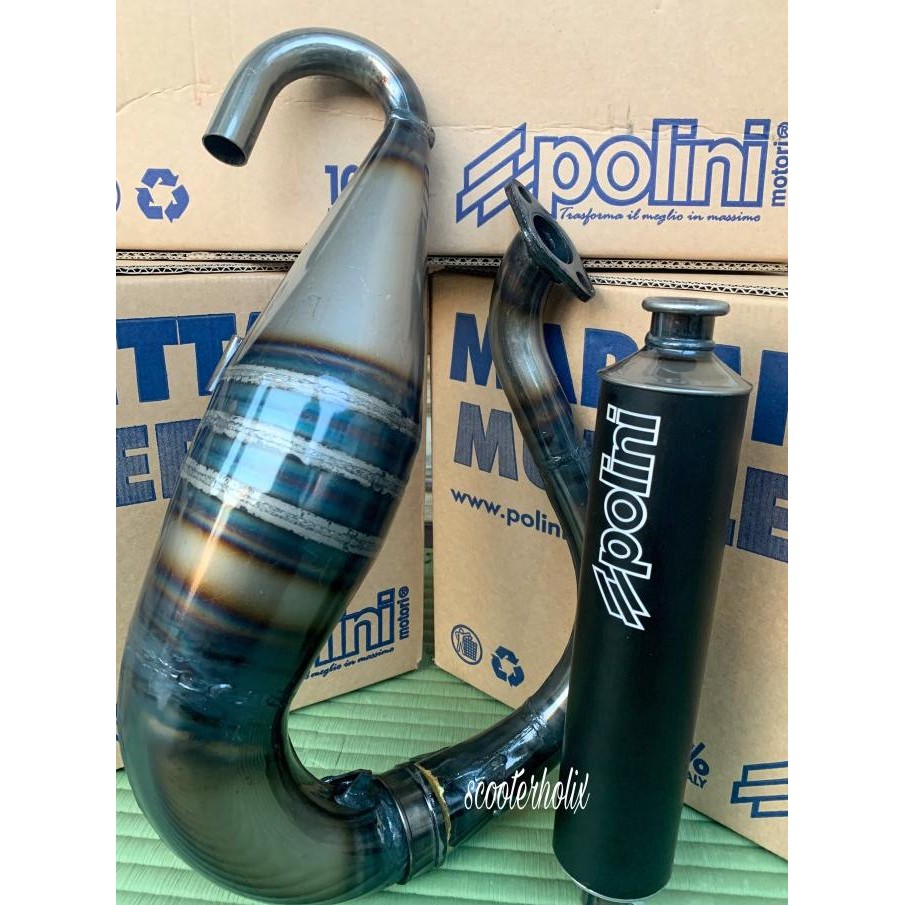 Terjangkau Knalpot Banana Evo Polini Italy Utk Smallframe Pts Dkk