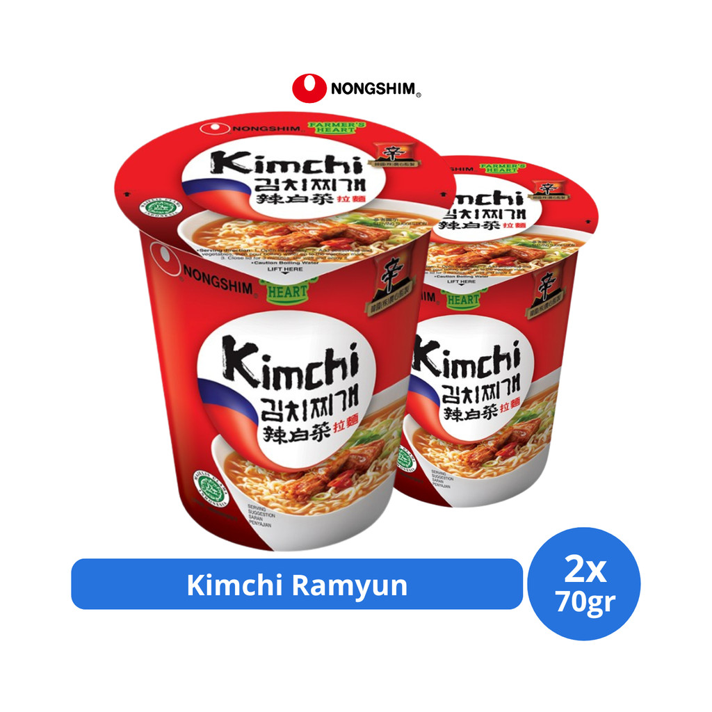 

Nong Shim Kimchi Ramyun 70gr x 2 pcs