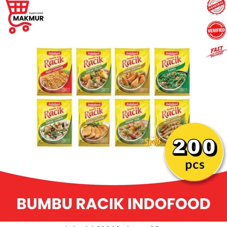 

Indofood Bumbu Raci 1 Du Ii 200 Pc