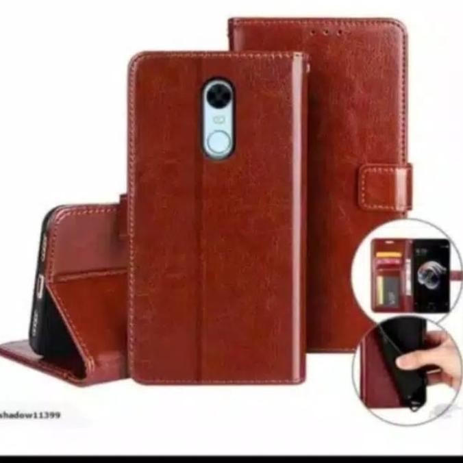 Siap Kirim Leather Huawei Nova 5T Flip Cover Wallet Case Kulit Casing Dompet