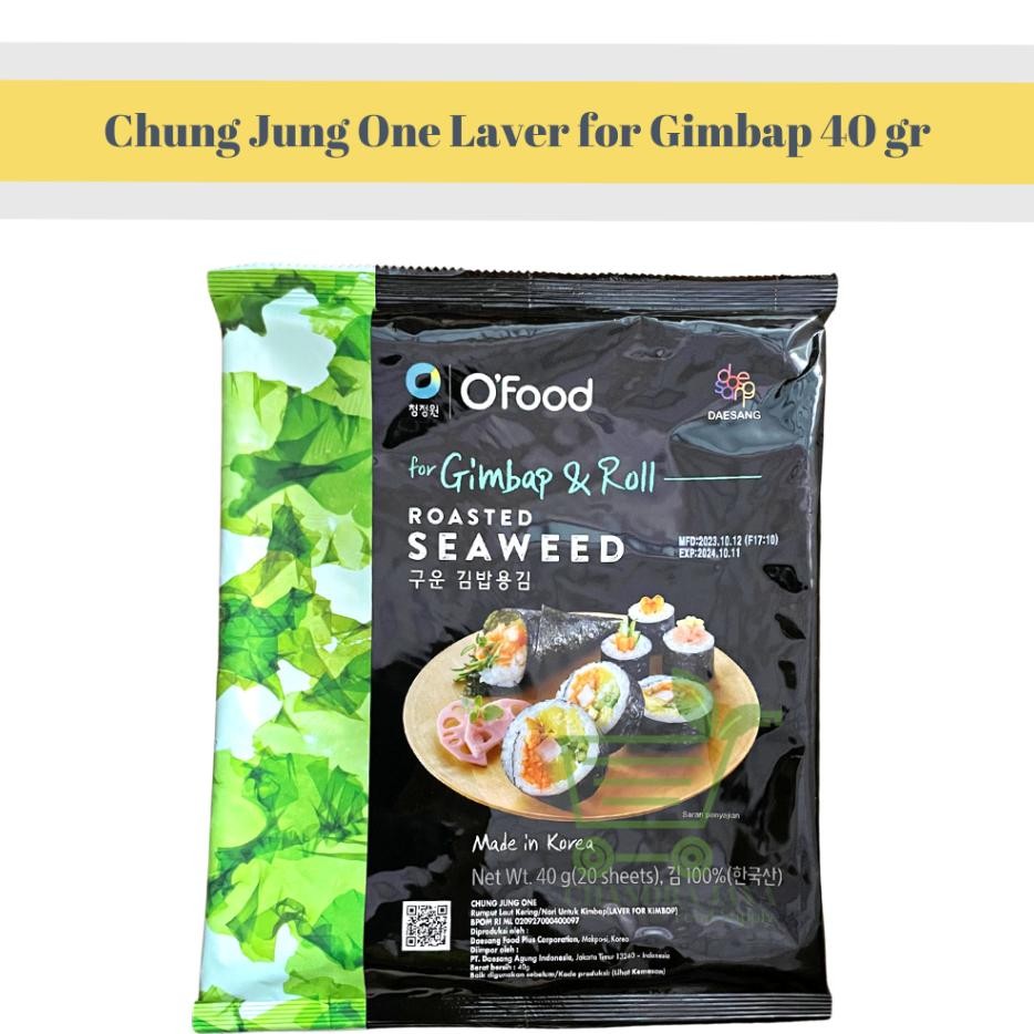 

Chung Jung One Laver For Gimbap 40 Gr Uhi N Eaweed
