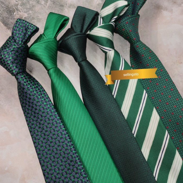 dasi hijau dasi kantor pria dasi panjang formal