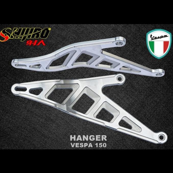Miliki Hanger/Bracket Cnc Knalpot Vespa Matic 150 Shijiro Racing