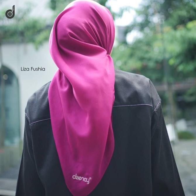Spesial Hijab Voal Liza Polos Pink Series Terbaru By Deenay Original