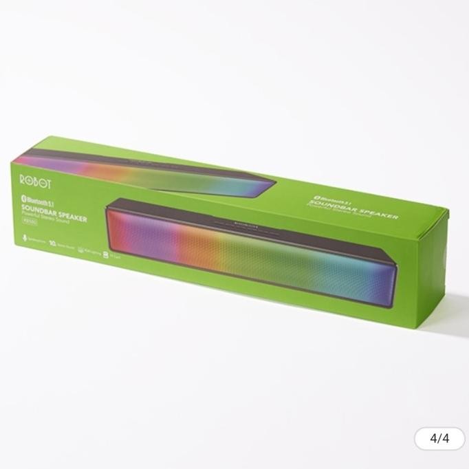 Robot Rb580 Bluetooth 5.0 Speaker Super Bass With Rgb Light Perimium Termurah