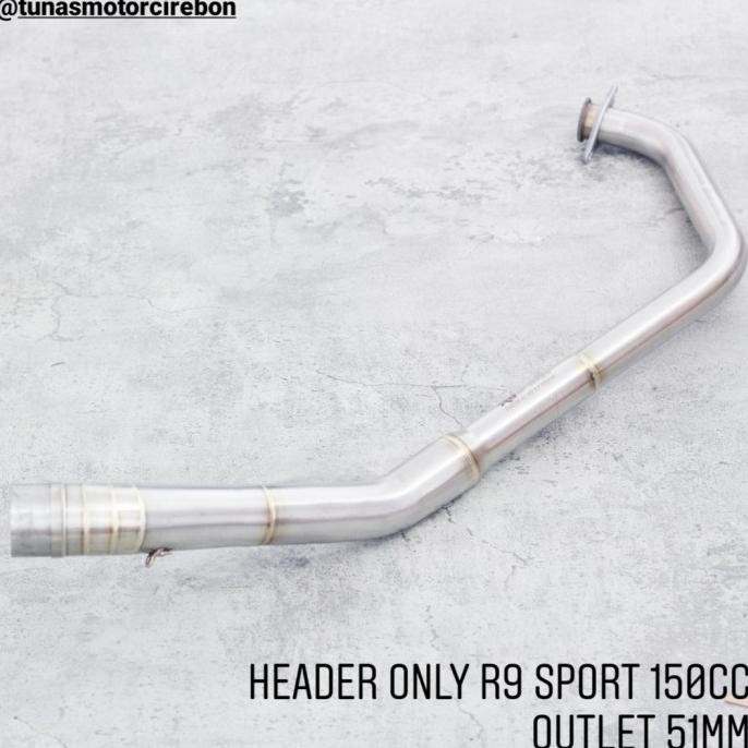 Diskon Header Leher Knalpot R9 Cbr150 R15 Gsx150 Cb150 Vixion R Mt15 Xsr155