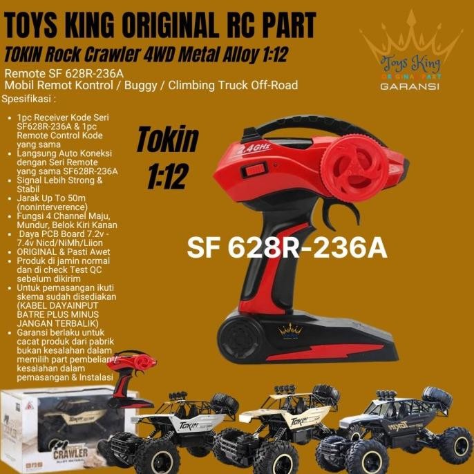 Promo Combo Receiver Board PCB Modul SF 628R-236A RC TOKIN Rock Crawler 4WD Metal 1:12 TOYS KING ORI