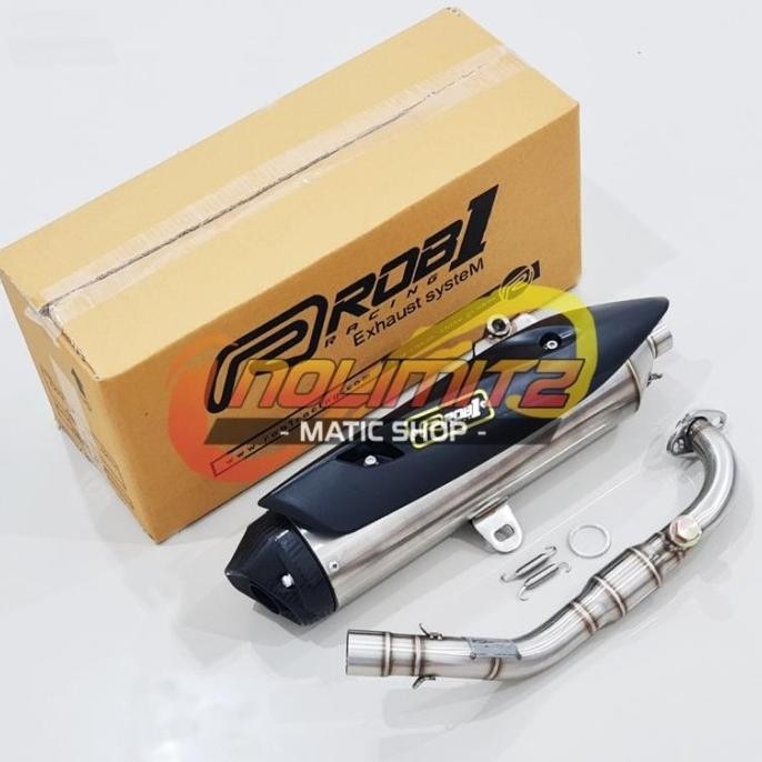 Miliki Knalpot Standar Racing Power Boom Rob1 Bore Up Cup V Nmax 155 Old