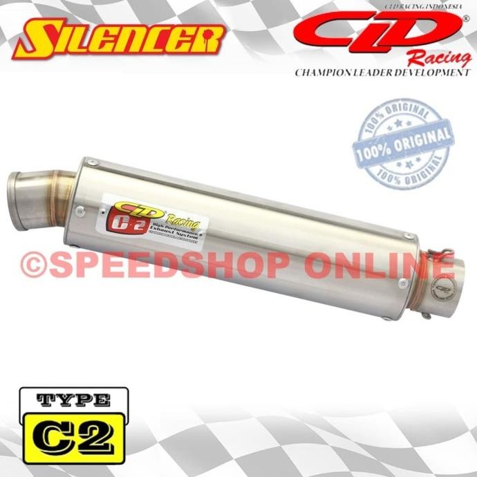 Miliki Silencer Knalpot Cld Silencer Only C2 Bulat Doff Original