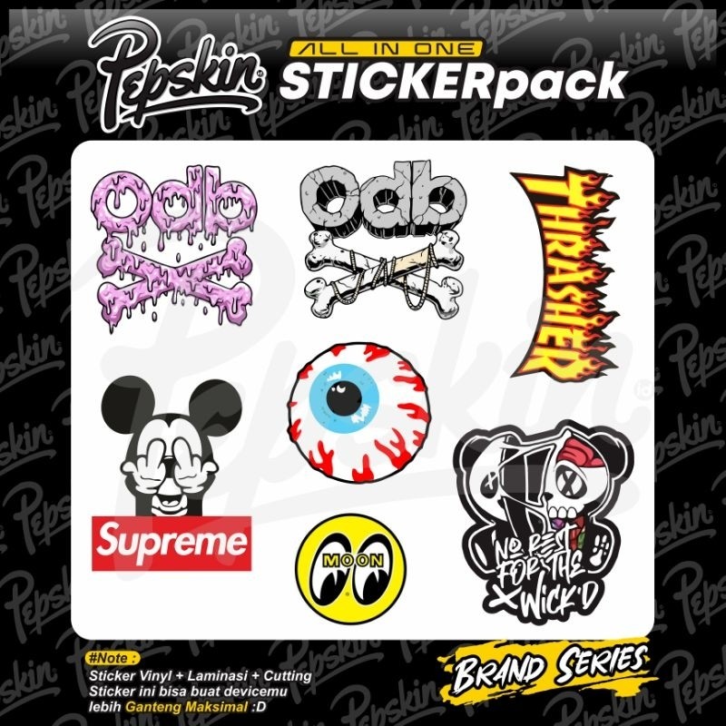 

Premium Cut - Pack All In One Brandmix 04 Garskin Stiker / Case Custom Terlaris 2PCS/ Fullbody