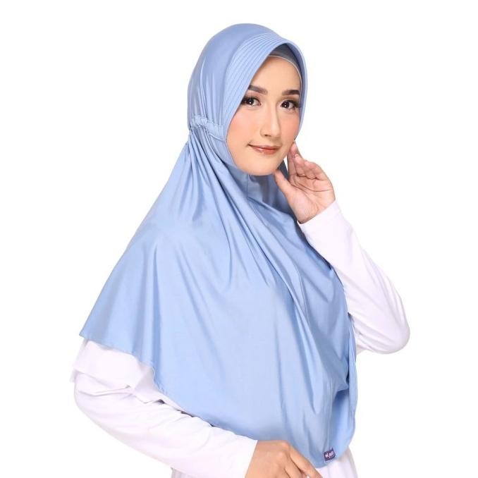 Diskon Elzatta Hijab Instan Tali Serut Belakang Zaria Sahara L