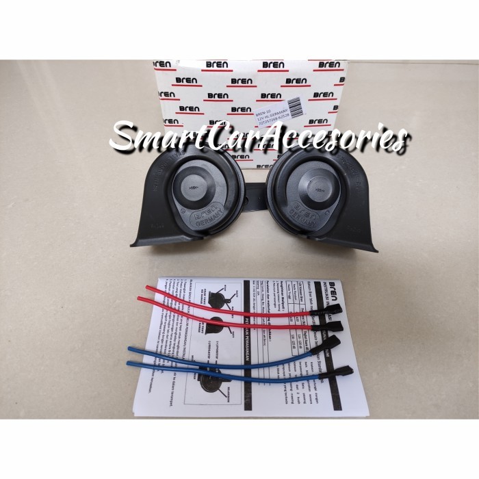 READY STOK Klakson Bel Bell Keong Bren Germany Mobil Motor 12 Volt