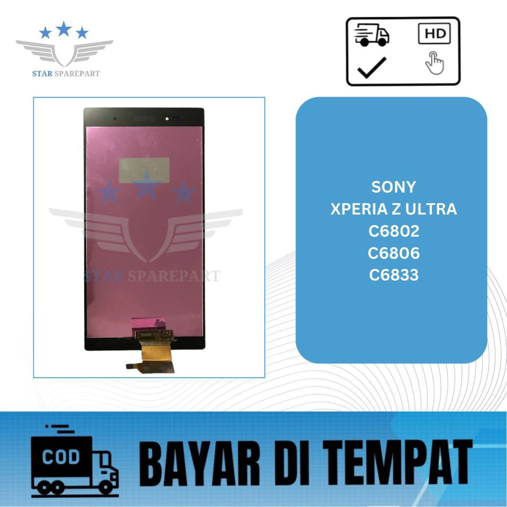 LCD TOUCHSCREEN SONY XPERIA Z ULTRA / C6802 / C6806 / C6833